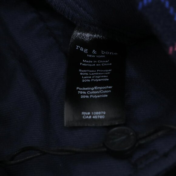 Rag and Bone Poppy High Waisted Check Pant size 6 - Picture 4 of 7